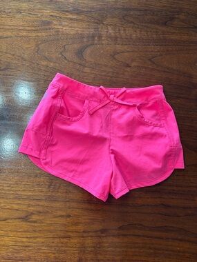 Magellan Outdoors Hot Pink Girls' Drawstring Athletic Shorts